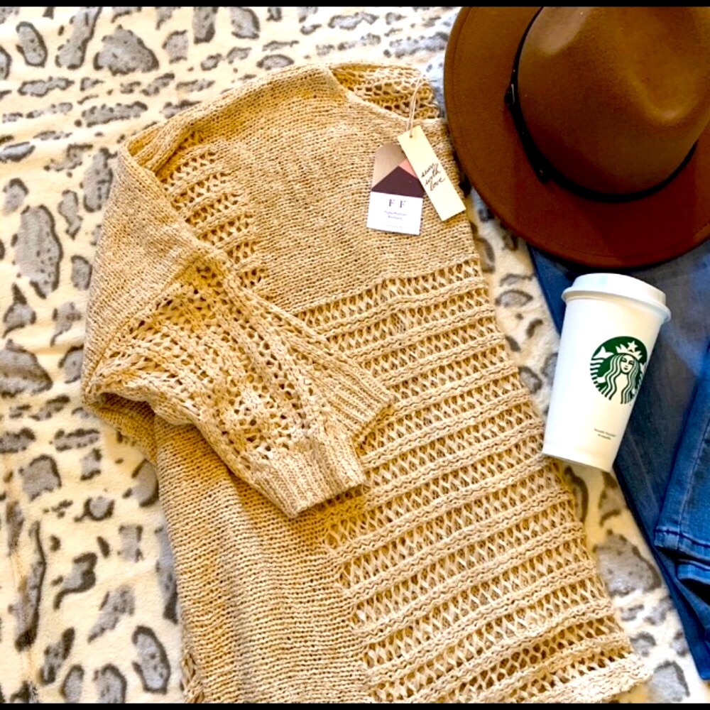 Open Knit Boho Layering Top for all Seasons
